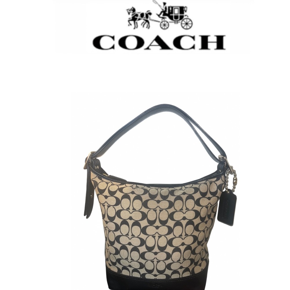 Coach Legacy Duffle Signature Canvas Shoulder Bag